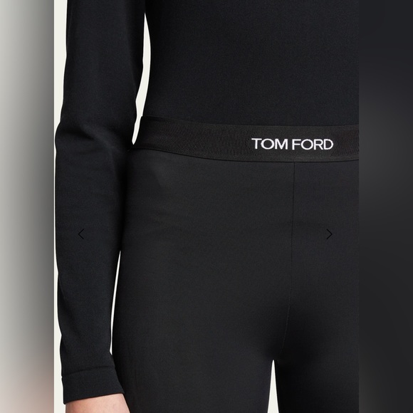 *NWT* TOM FORD Logo-Band Skinny Leggings - Picture 4 of 9